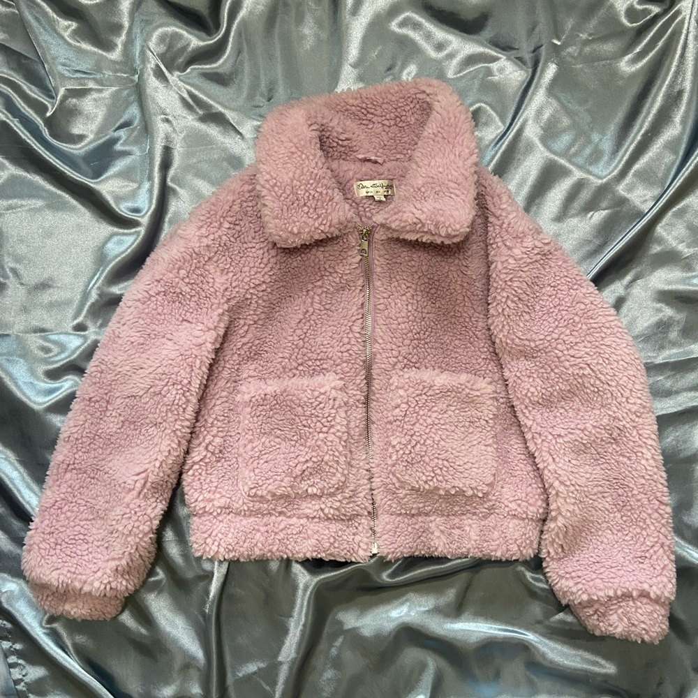 Lilac Teddy Jacket